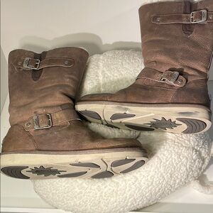 UGG Brown Leather Boots